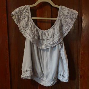 Aritzia Off-the-Shoulders Blouse